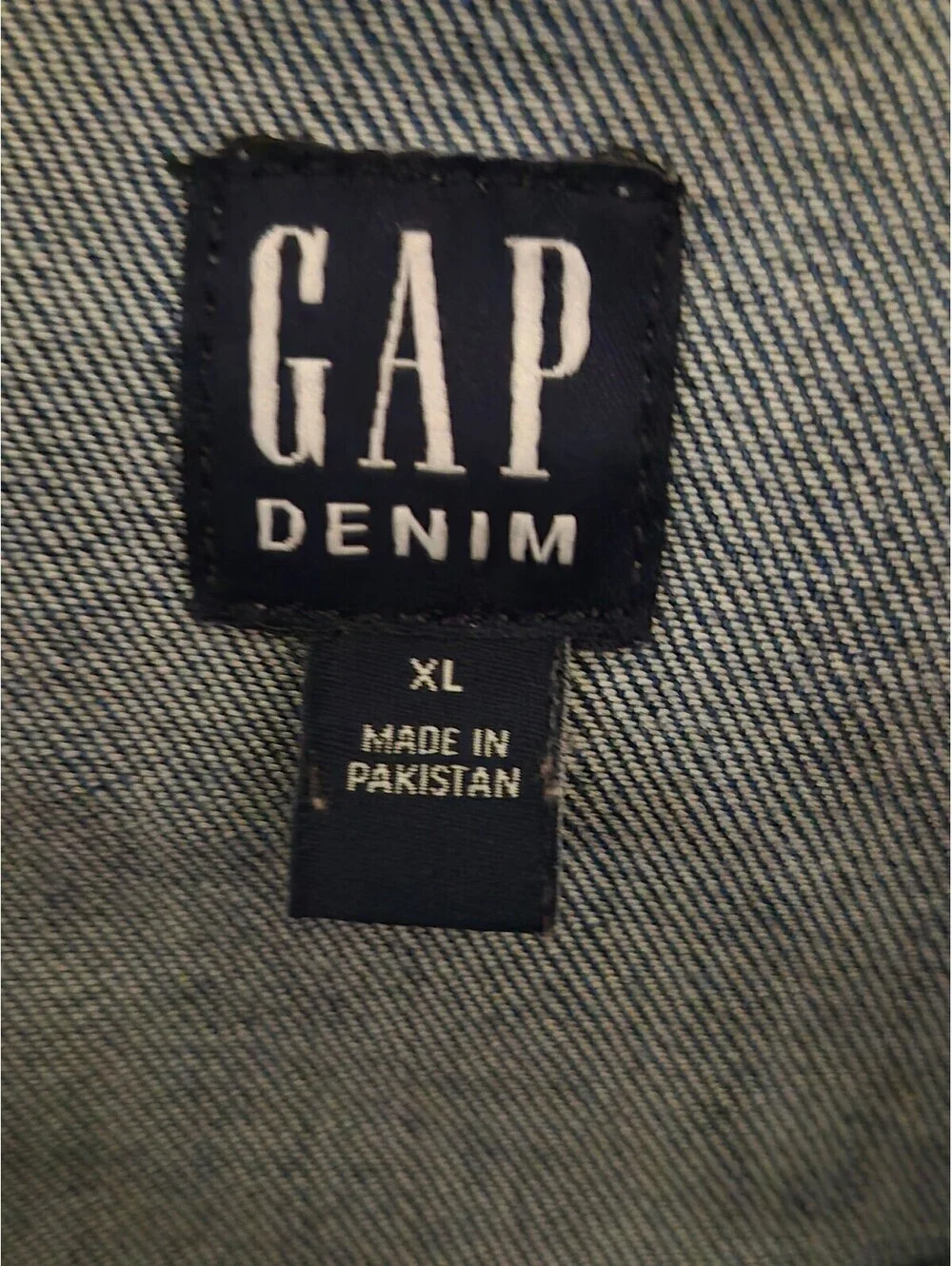 GAP Girl's Puff Sleeve Denim Jacket